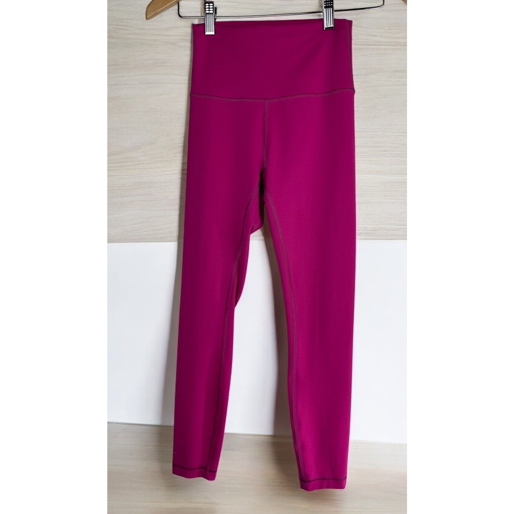 Lululemon Wunder Train High-Rise Tight 25" Ripened Raspberry Pink Women's Size 4 - Picture 15 of 16